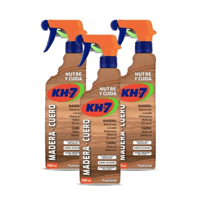 Limpiador Madera y Cuero KH-7 Gatillo 750 ml x3