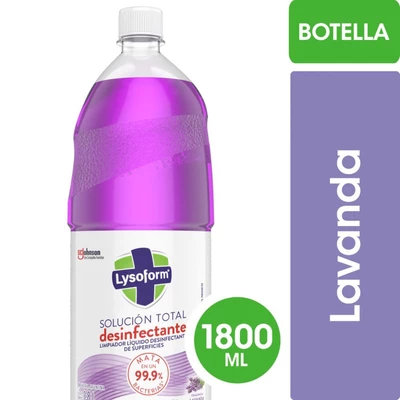 Desinfectante Líquido Lysoform Solución Total Aroma Lavanda 1800 cc