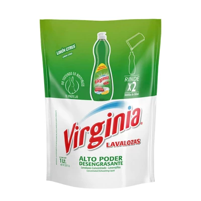 Lavalozas Virginia Limón Citrus Recarga 1 lts
