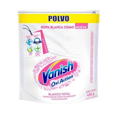 Quitamanchas en Polvo Vanish Ropa Blanca Repuesto 450 g