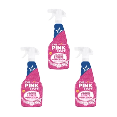 Quitamanchas Alfombras y Tapicerías The Pink Stuff 500 ml x3