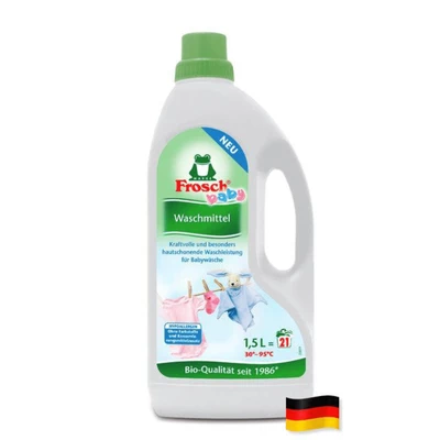 Detergente Líquido Hipoalergénico Frosch Baby 1.5 lts
