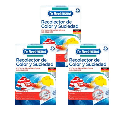 Recolector de Color y Suciedad Dr. Beckmann 20 Unid x3