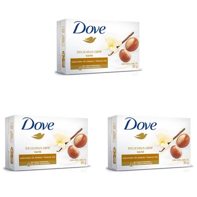 Jabón en Barra Dove Karité 90 g x3