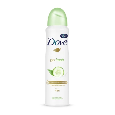 Desodorante Aerosol Mujer Dove Go Fresh Pepino y Té Verde 150 ml