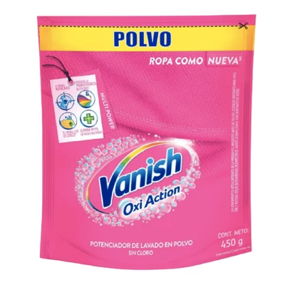 Quitamanchas en Polvo Vanish Ropa Color Repuesto 450 g