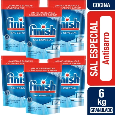 Lavavajilla Finish Sal Antisarro 1 kg x6