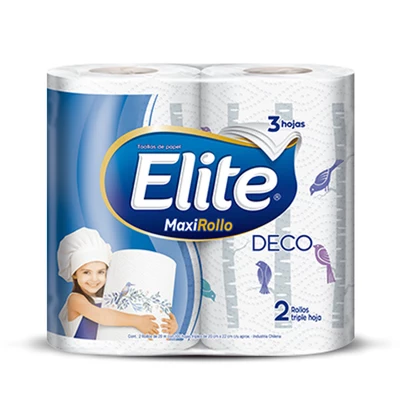 Toalla de Papel Elite Deco 20 mts c/u 2 Unid