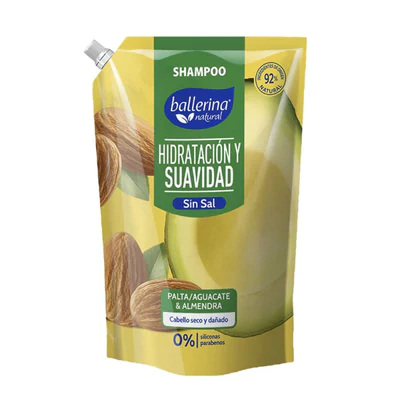 Shampoo Ballerina Sin Sal Palta Doy Pack 750 ml