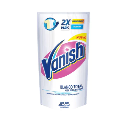 Quitamanchas en Gel Multiuso Vanish Ropa Blanca Doypack 450 ml