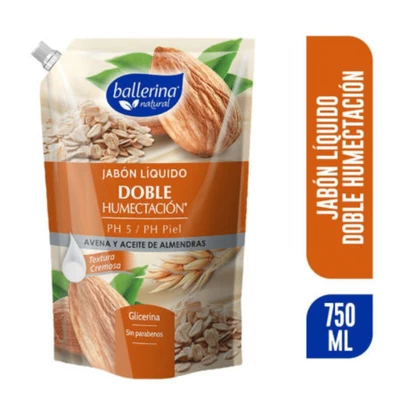 Jabón Ballerina Avena Almendra Doy Pack 750 ml