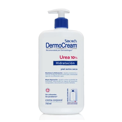 Crema Corporal Humectante Avenas Orgánicas + Ceramidas Simond’s Dermocream 400 ml