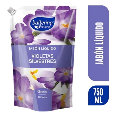 Jabón Ballerina Violetas Silvestres Doy Pack 750 ml