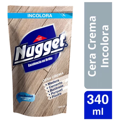 Cera Crema Nugget Incolora 340 cc