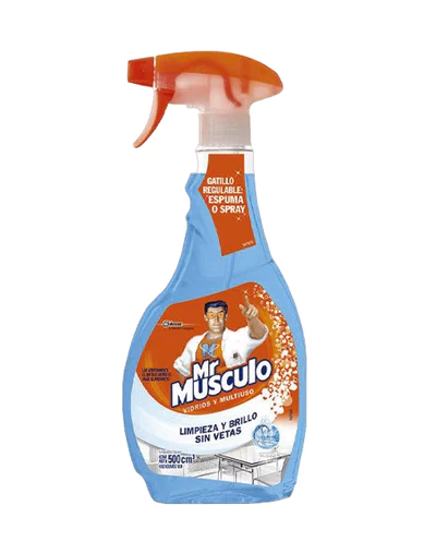 Limpiavidrios y Multiuso Mr. Músculo Gatillo 500 cc