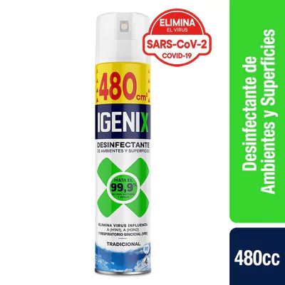 Desinfectante Aerosol Igenix 480 cc