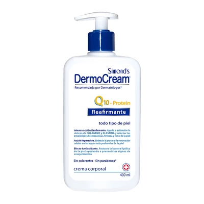 Crema Corporal Reafirmante Q10 Protein Simond’s Dermocream 400 ml