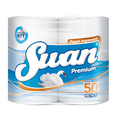 Papel Higiénico Swan Premium 50 mts. x 4 Unid
