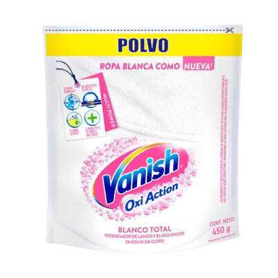 Quitamanchas en Polvo Vanish Ropa Blanca Repuesto 450 g
