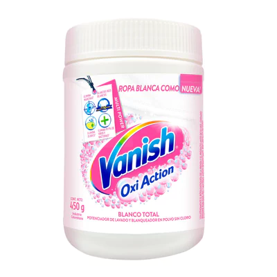 Quitamanchas en Polvo Vanish Ropa Blanca 450 g