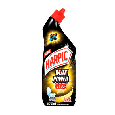 Limpiador Desinfectante Inodoro Harpic Max Power Citrus 750 ml