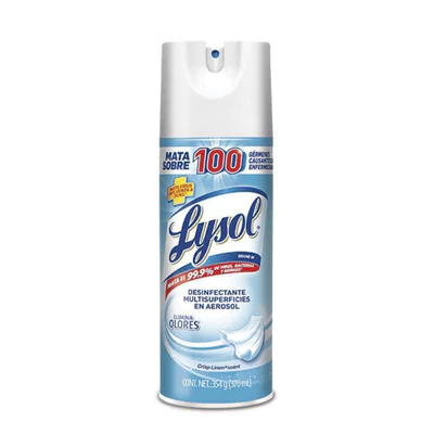 Desinfectante Ambiental Aerosol Lysol Crisp Linen 354 g