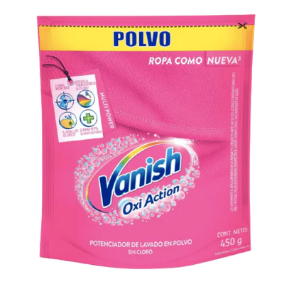 Quitamanchas en Polvo Vanish Ropa Color Repuesto 450 g