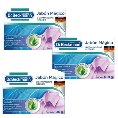 Quitamanchas Dr. Beckmann Jabón Mágico 100 g x3