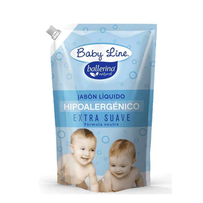Jabón Líquido Ballerina Babyline Hipoalergénico 750 ml