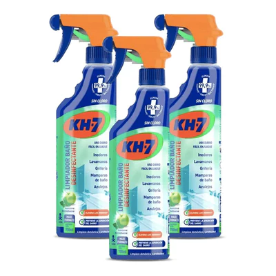 Limpiador Baños KH-7 Gatillo 750 ml x3