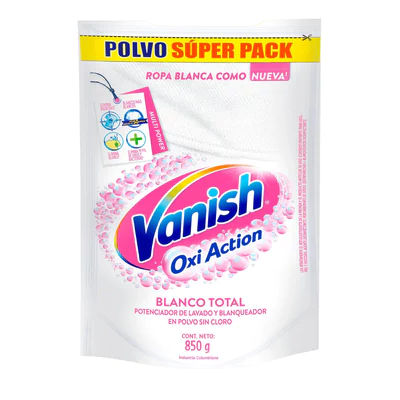 Quitamanchas en Polvo Vanish Ropa Blanca 850 g