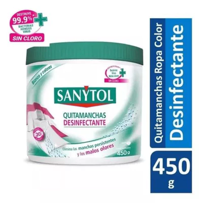 Quitamanchas Desinfectante Sanytol Ropa Color 450 g