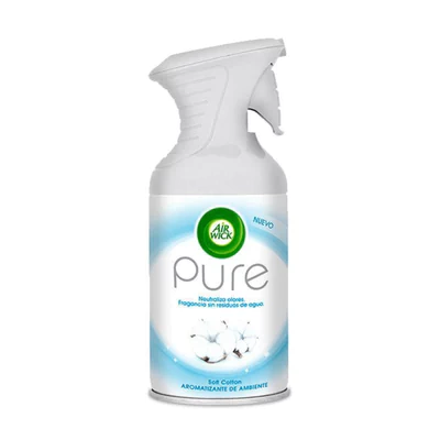 Aromatizante Ambiental Air Wick Pure Soft Cotton 250 ml
