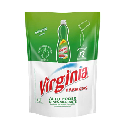 Lavalozas Virginia Limón Citrus Recarga 1 lts