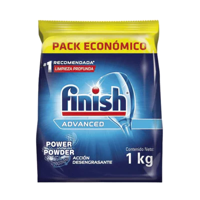 Lavavajilla Finish Detergente en Polvo 1 kg