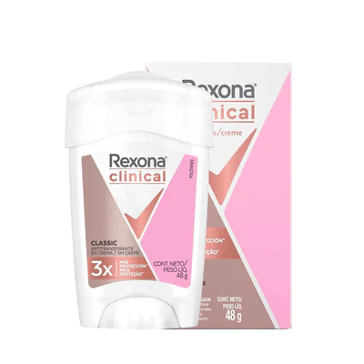 Rexona Clinical Desodorante Crema Mujer Classic 48 g