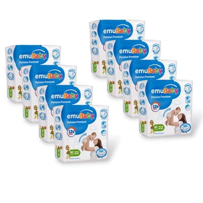 Pañales Emubaby M Pack (176 unid)