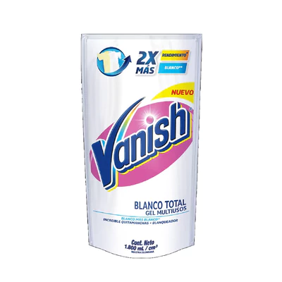 Quitamanchas en Gel Multiuso Vanish Ropa Blanca Doypack 1800 ml