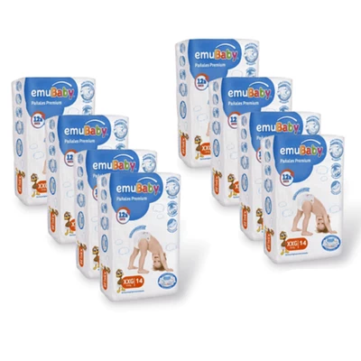 Pañales Emubaby XXG (112 unid)