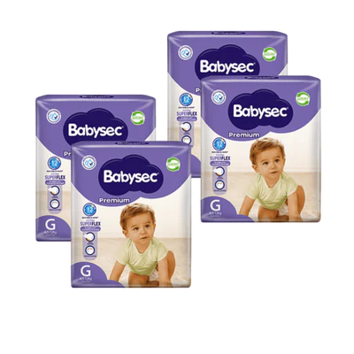 Pañales Babysec Premium G (72 unid)