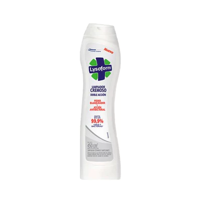 Limpiador Desinfectante Cremoso Lysoform Doble Acción 450 cc