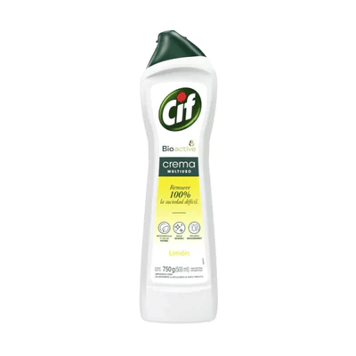 Limpiador Crema Cif Bioactive Limón 750 g