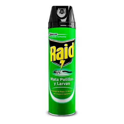 Insecticida Raid Mata Polillas y Larvas 390 cc