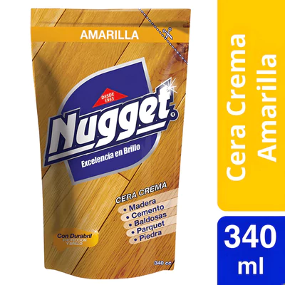 Cera Crema Nugget Amarilla 340 cc