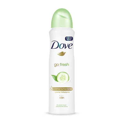 Desodorante Aerosol Mujer Dove Go Fresh Pepino y Té Verde 150 ml