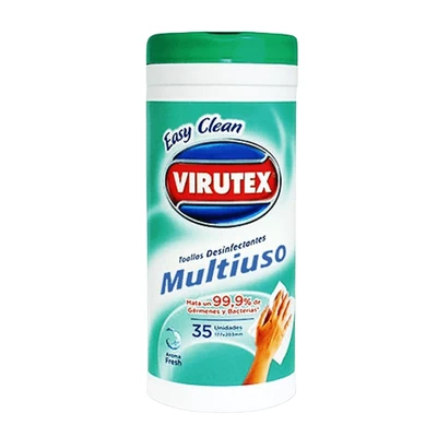 Toallitas Desinfectantes Multiuso Virutex Aroma Fresh 35 Unid