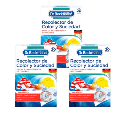 Recolector de Color y Suciedad Dr. Beckmann 20 Unid x3