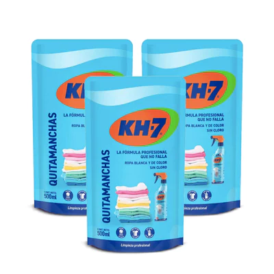 Quitamanchas Ropa KH-7 Doypack 500 ml x3