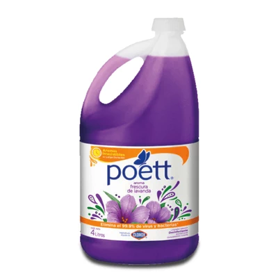 Limpiador Líquido Poett Lavanda 4 lts
