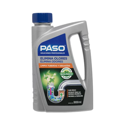 Desatascador Cañerías Paso Elimina Olores Biológico Preventivo 1 lt